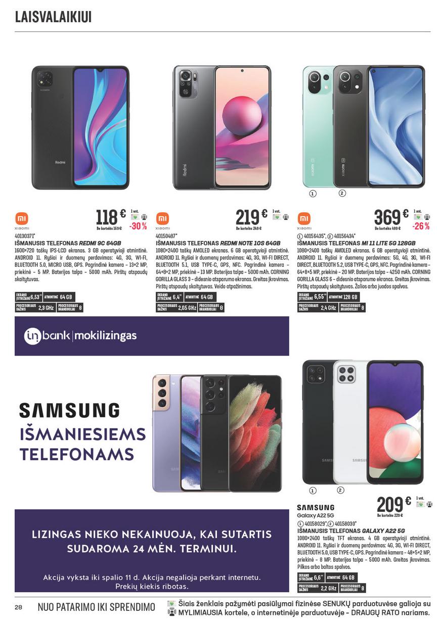 Senukai leidinys akcijos nuo 
  2021-09-07 iki 
  2021-10-11 | Leidinukas.lt puslapis 28