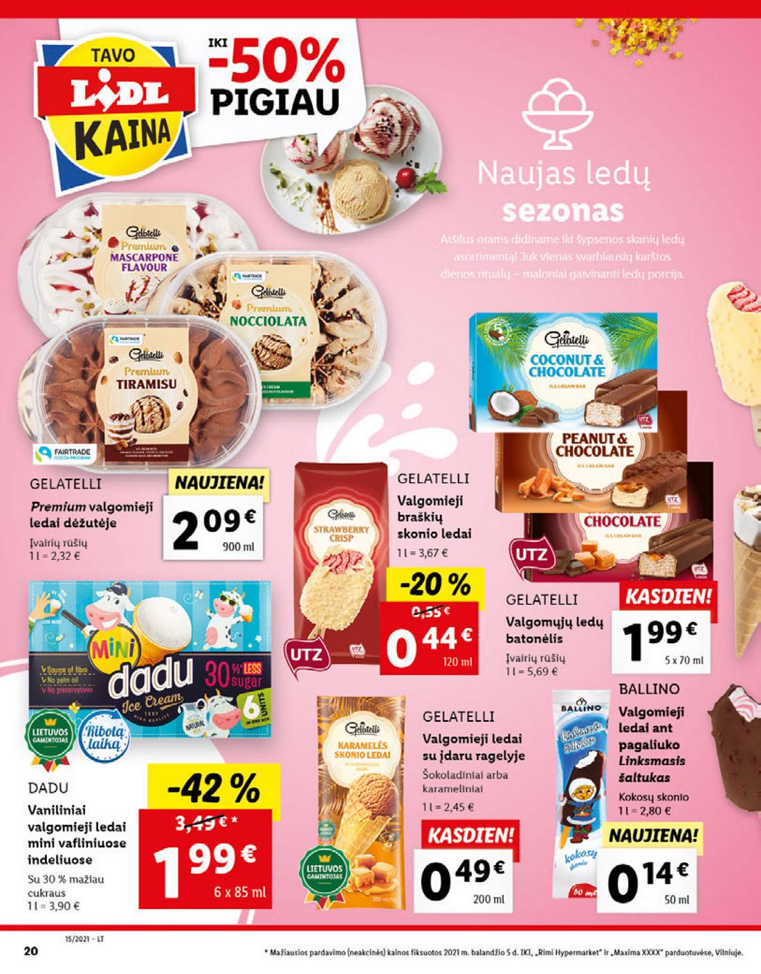 Lidl maisto prekių pasiūlymai akcijos nuo 
  2021-04-12 iki 
  2021-04-18 | Leidinukas.lt puslapis 20