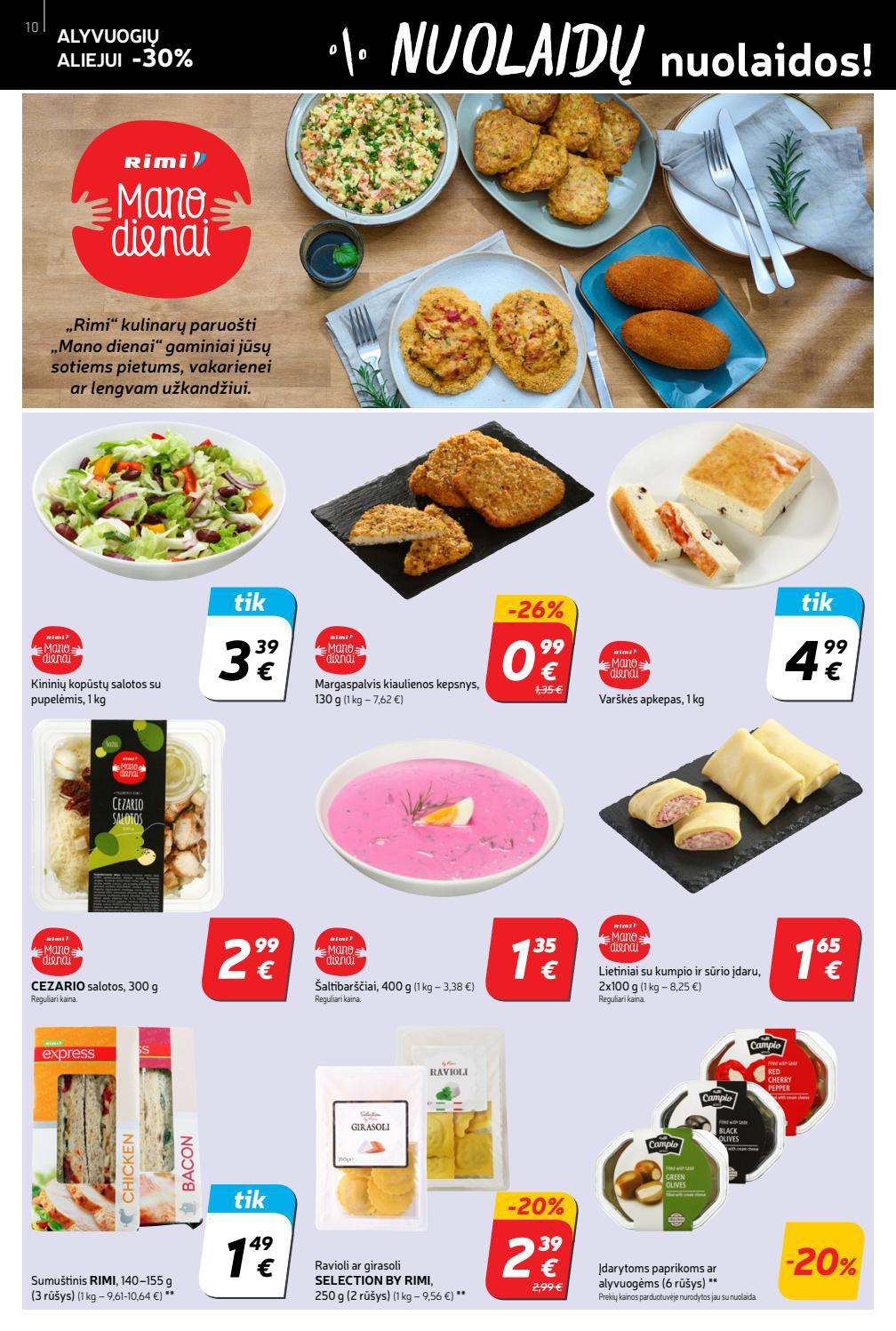 Rimi savaitinis leidinys akcijos nuo 
  2021-08-17 iki 
  2021-08-23 | Leidinukas.lt puslapis 10