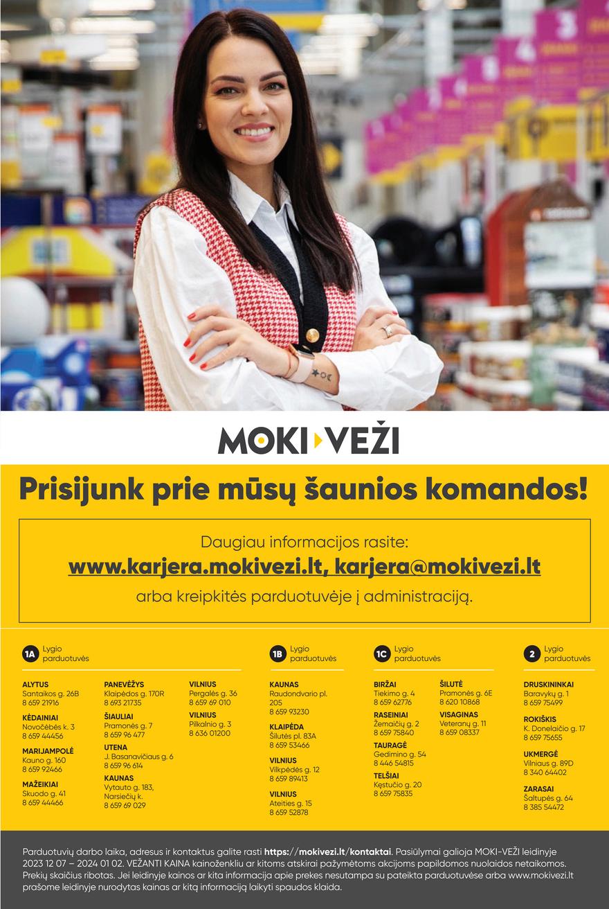 Moki veži leidinys akcijos nuo 
  2023-12-07 iki 
  2024-01-02 | Leidinukas.lt puslapis 28