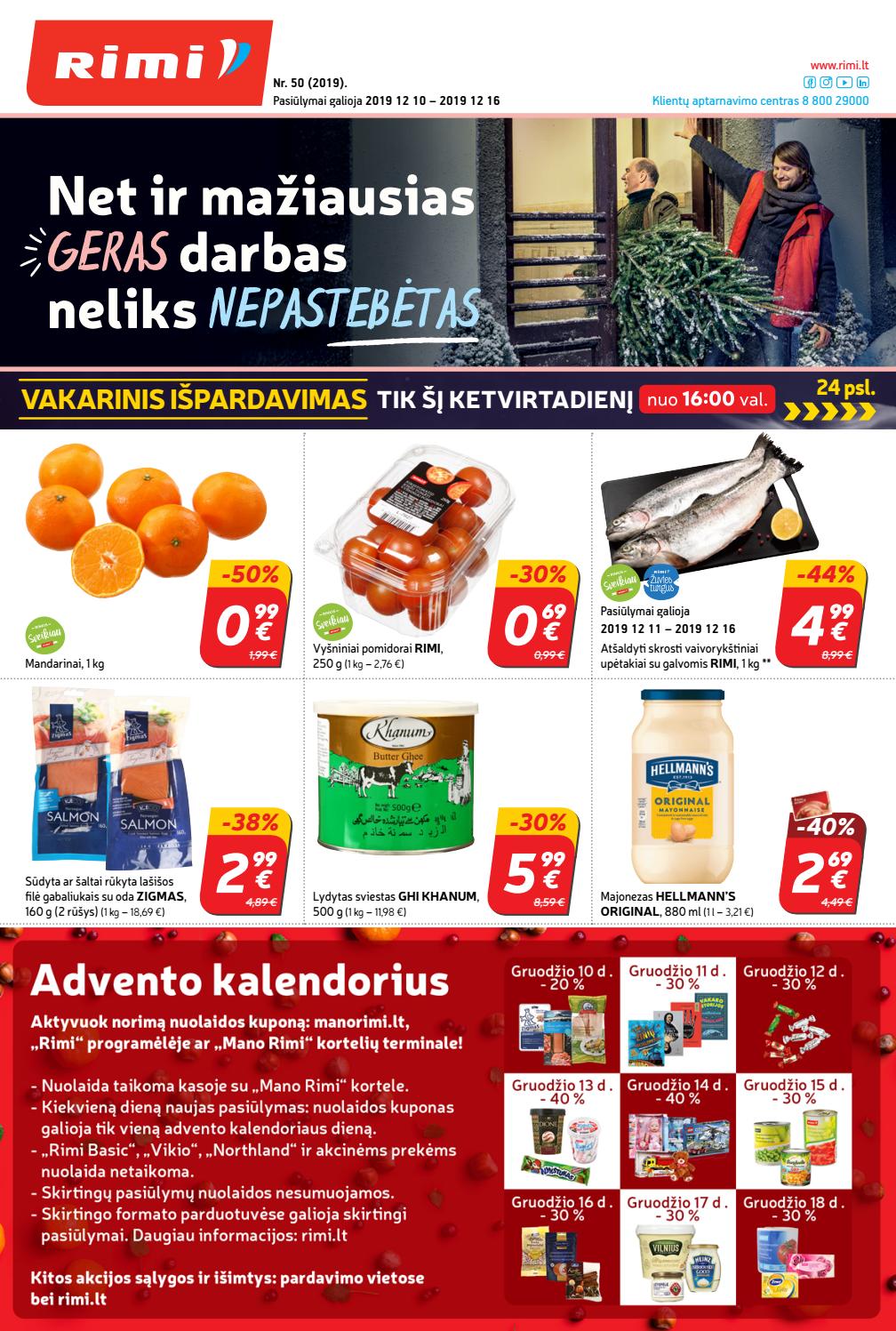 Rimi savaitinis leidinys akcijos nuo 
  2019-12-10 iki 
  2019-12-16 | Leidinukas.lt puslapis 1