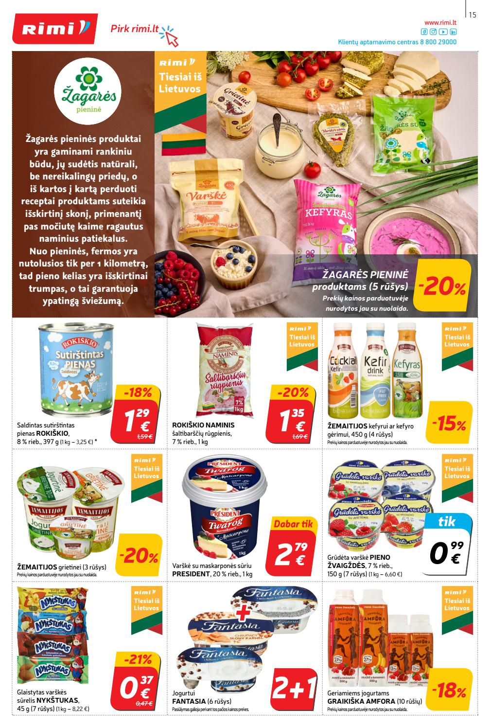 Rimi savaitinis leidinys akcijos nuo 
  2021-08-03 iki 
  2021-08-09 | Leidinukas.lt puslapis 15