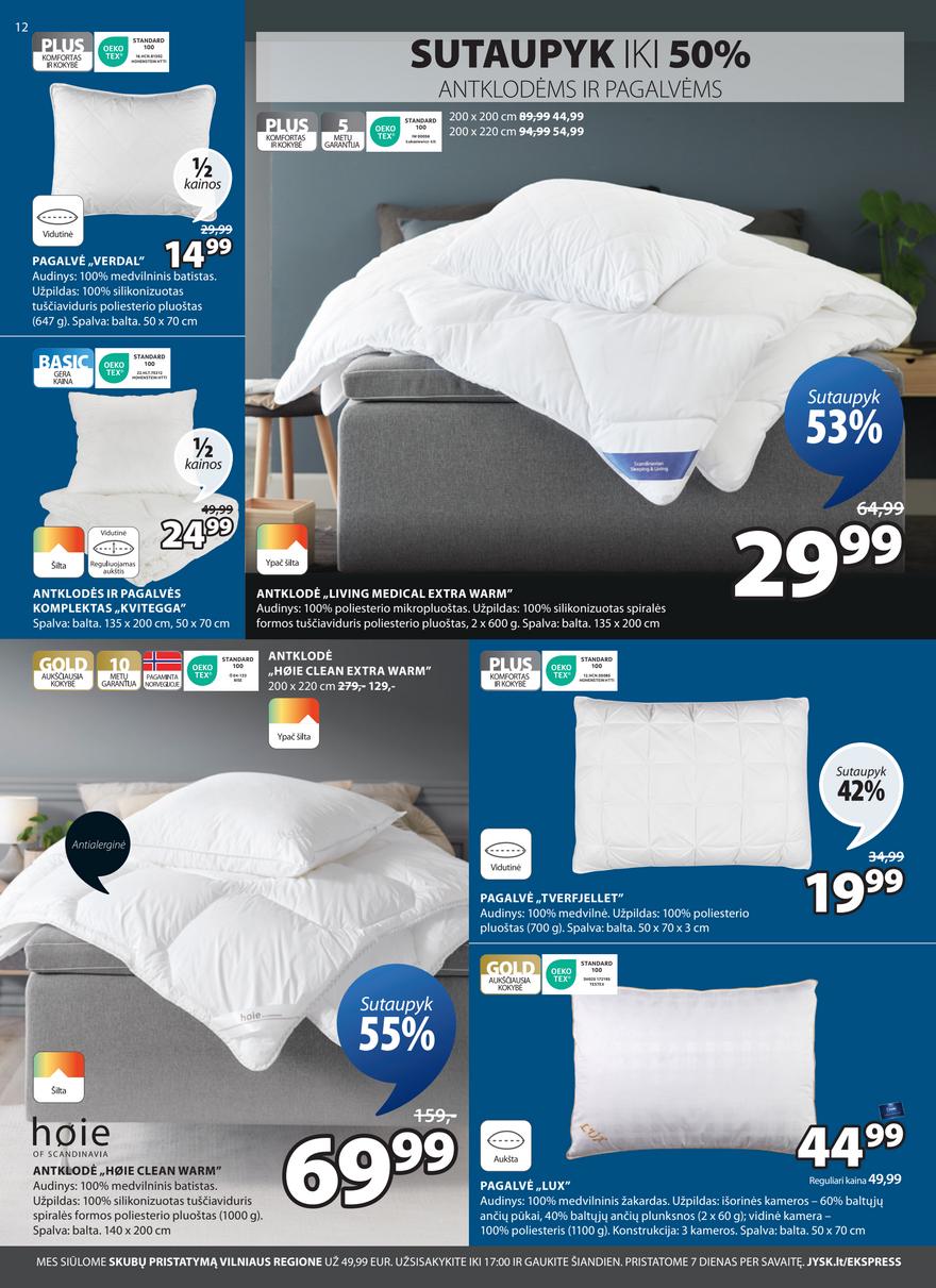 Jysk leidinys akcijos nuo 
  2025-10-14 iki 
  2025-10-27 | Leidinukas.lt puslapis 12