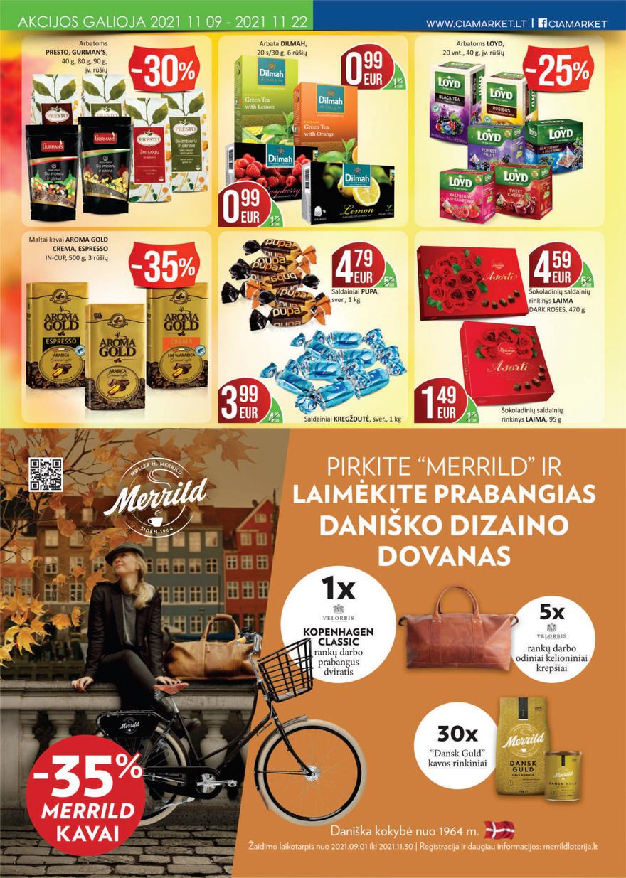 Čia market leidinys akcijos nuo 
  2021-11-09 iki 
  2021-11-22 | Leidinukas.lt puslapis 12