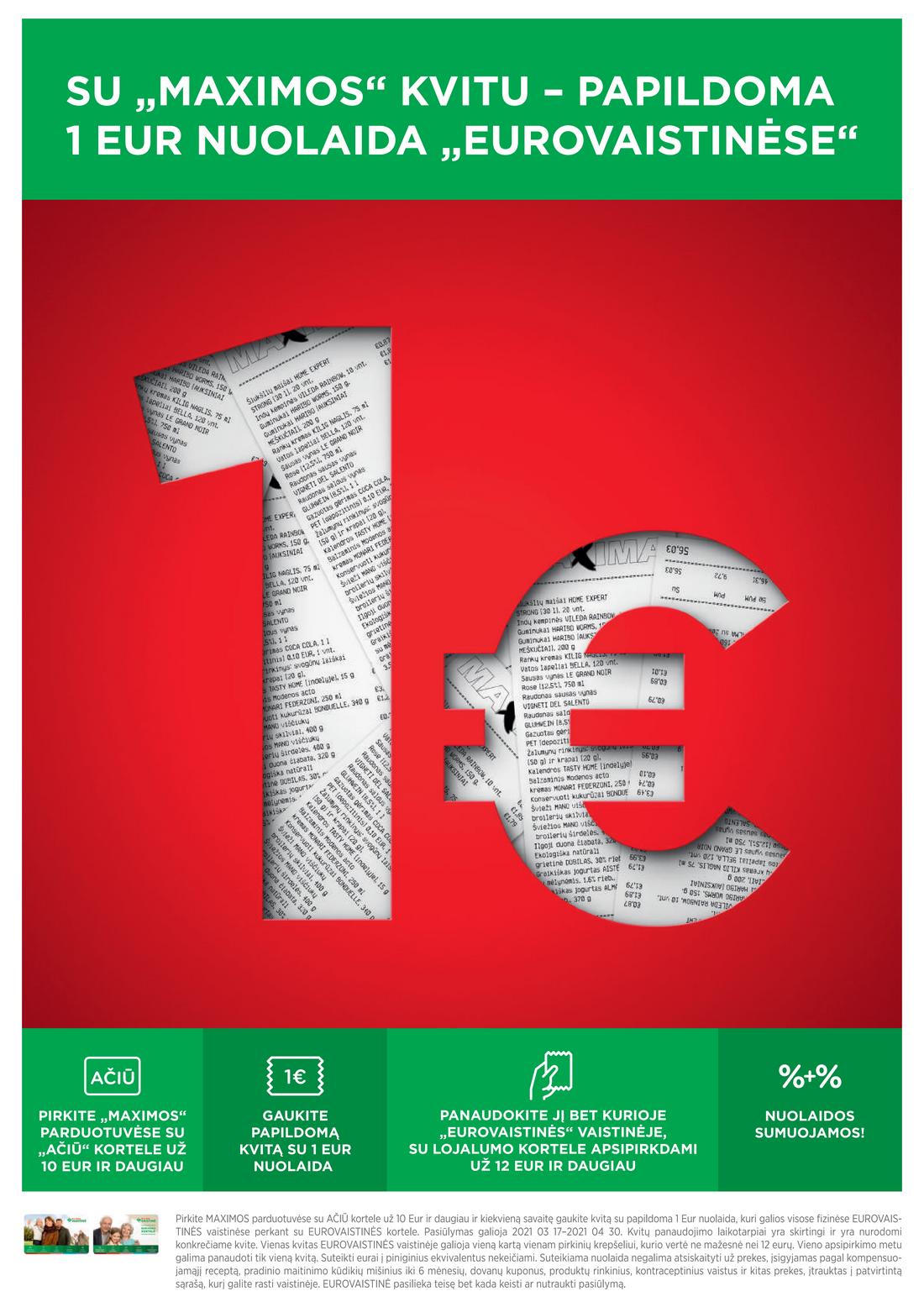 Euro vaistinė leidinys. akcijos nuo 
  2021-04-01 iki 
  2021-04-30 | Leidinukas.lt puslapis 6