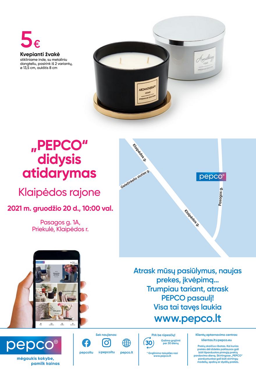 Pepco atidarymo leidinys akcijos nuo
2021-12-20 iki
2021-12-26 | Leidinukas.lt puslapis 8