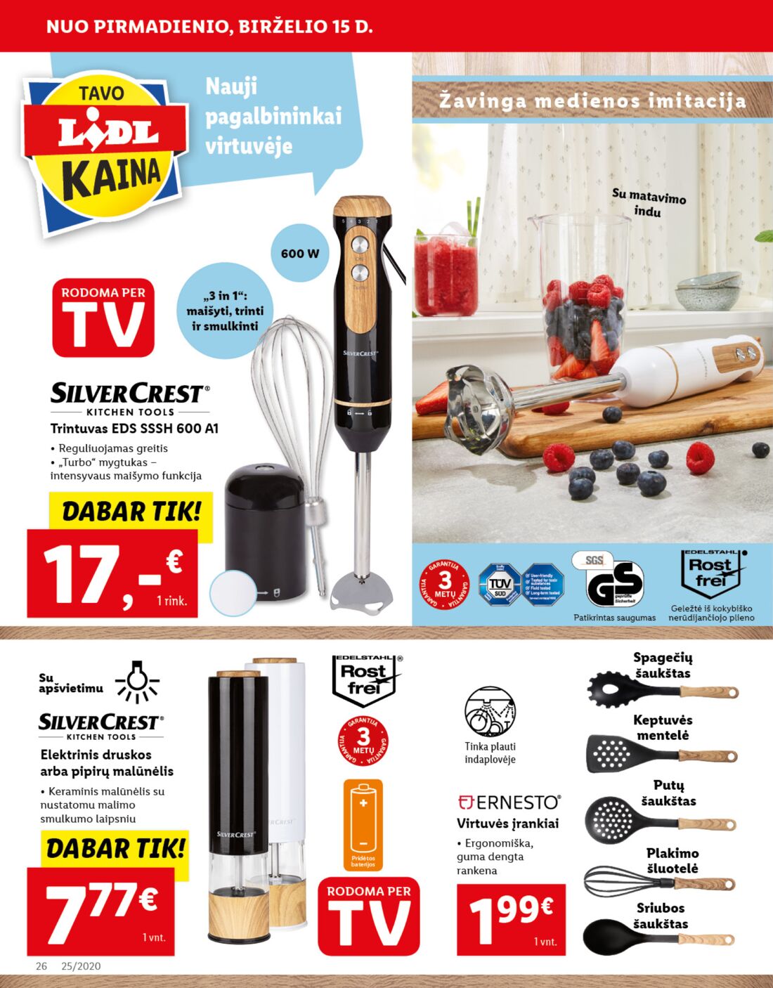 Lidl savaitinis leidinys akcijos nuo 
  2020-06-15 iki 
  2020-06-21 | Leidinukas.lt puslapis 26