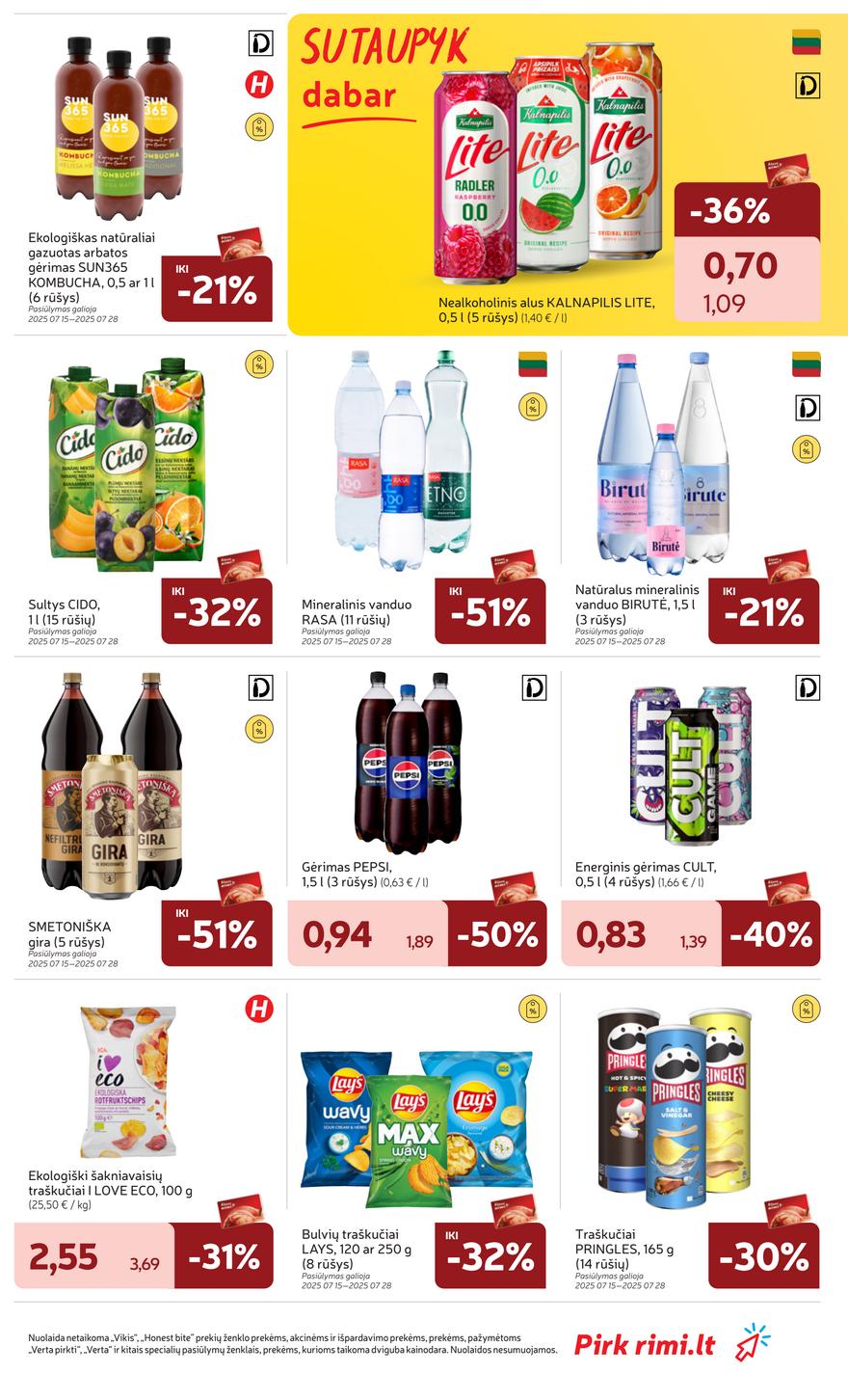 Rimi savaitinis leidinys 29 akcijos nuo 
  2025-07-15 iki 
  2025-07-21 | Leidinukas.lt puslapis 26