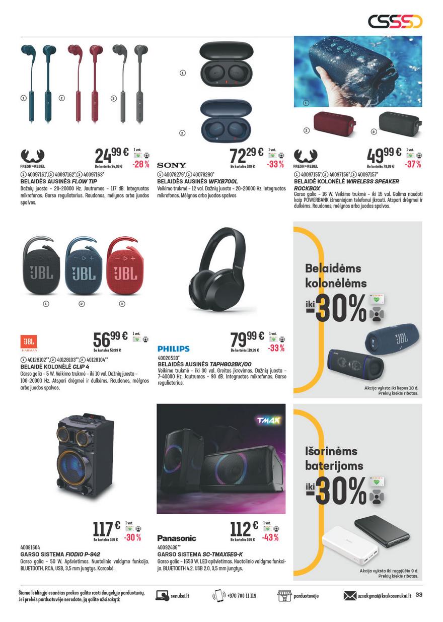 Senukai leidinys akcijos nuo 
  2021-07-01 iki 
  2021-08-09 | Leidinukas.lt puslapis 33