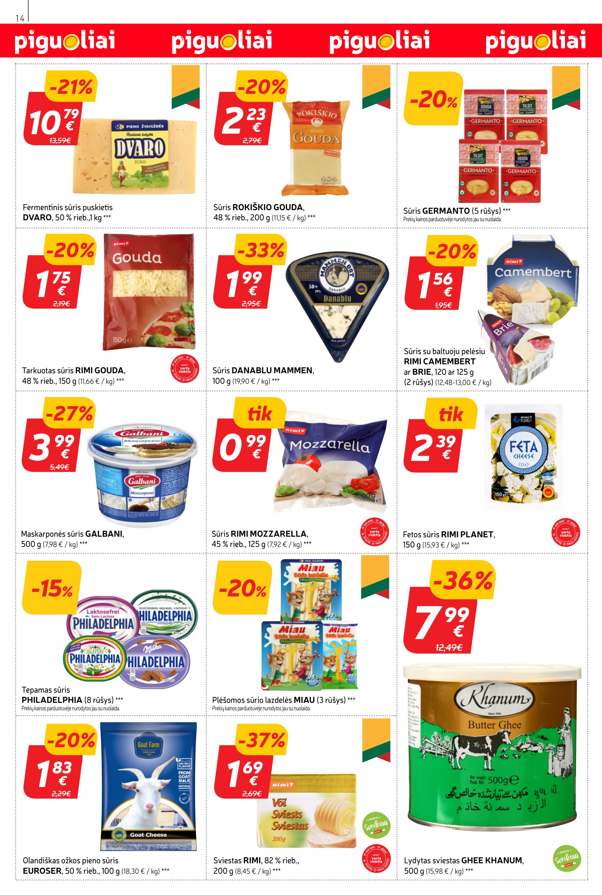 Rimi savaitinis leidinys akcijos nuo 
  2023-04-18 iki 
  2023-04-24 | Leidinukas.lt puslapis 14