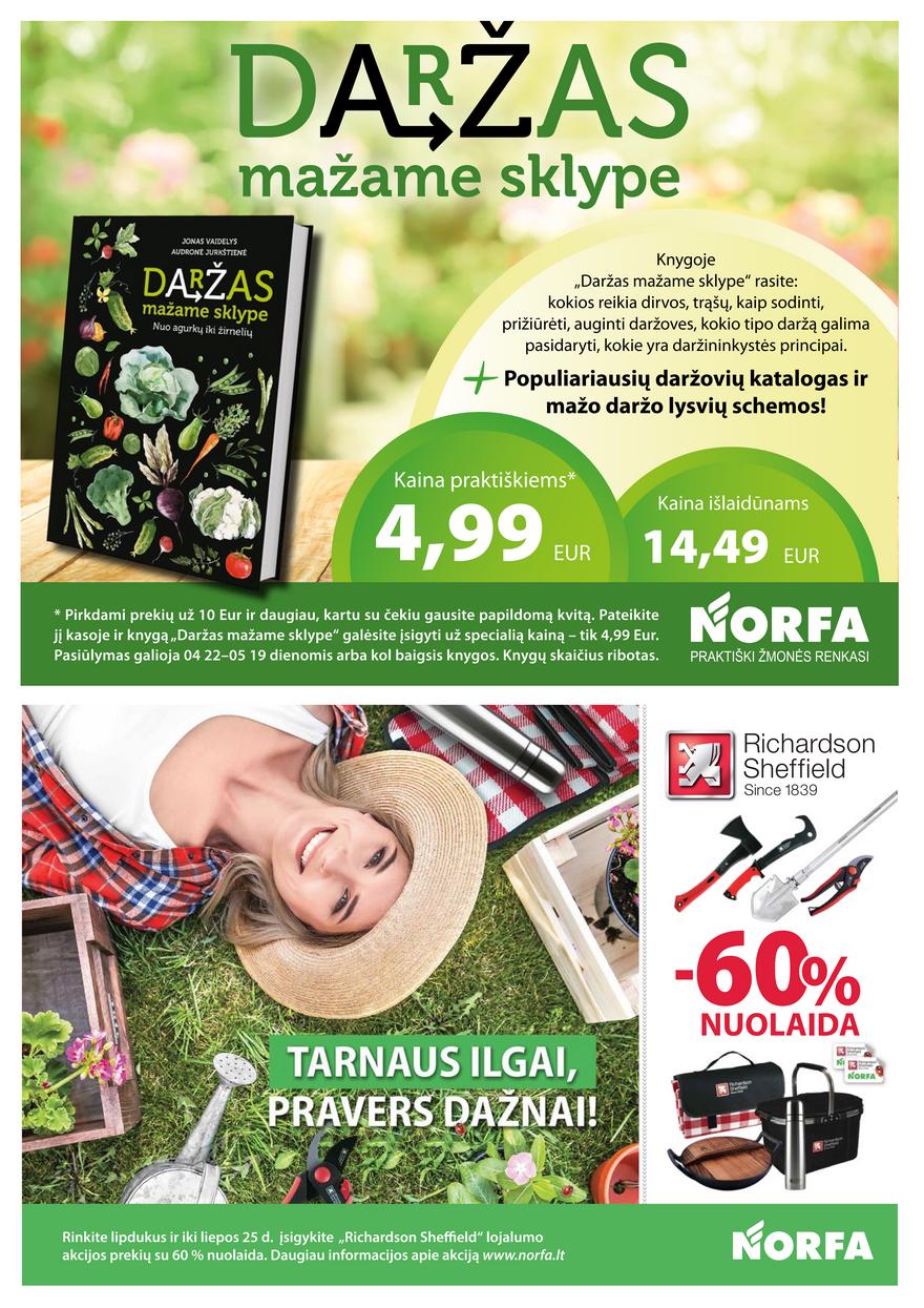 Norfos kaininis leidinys akcijos nuo 
  2021-05-06 iki 
  2021-05-19 | Leidinukas.lt puslapis 20