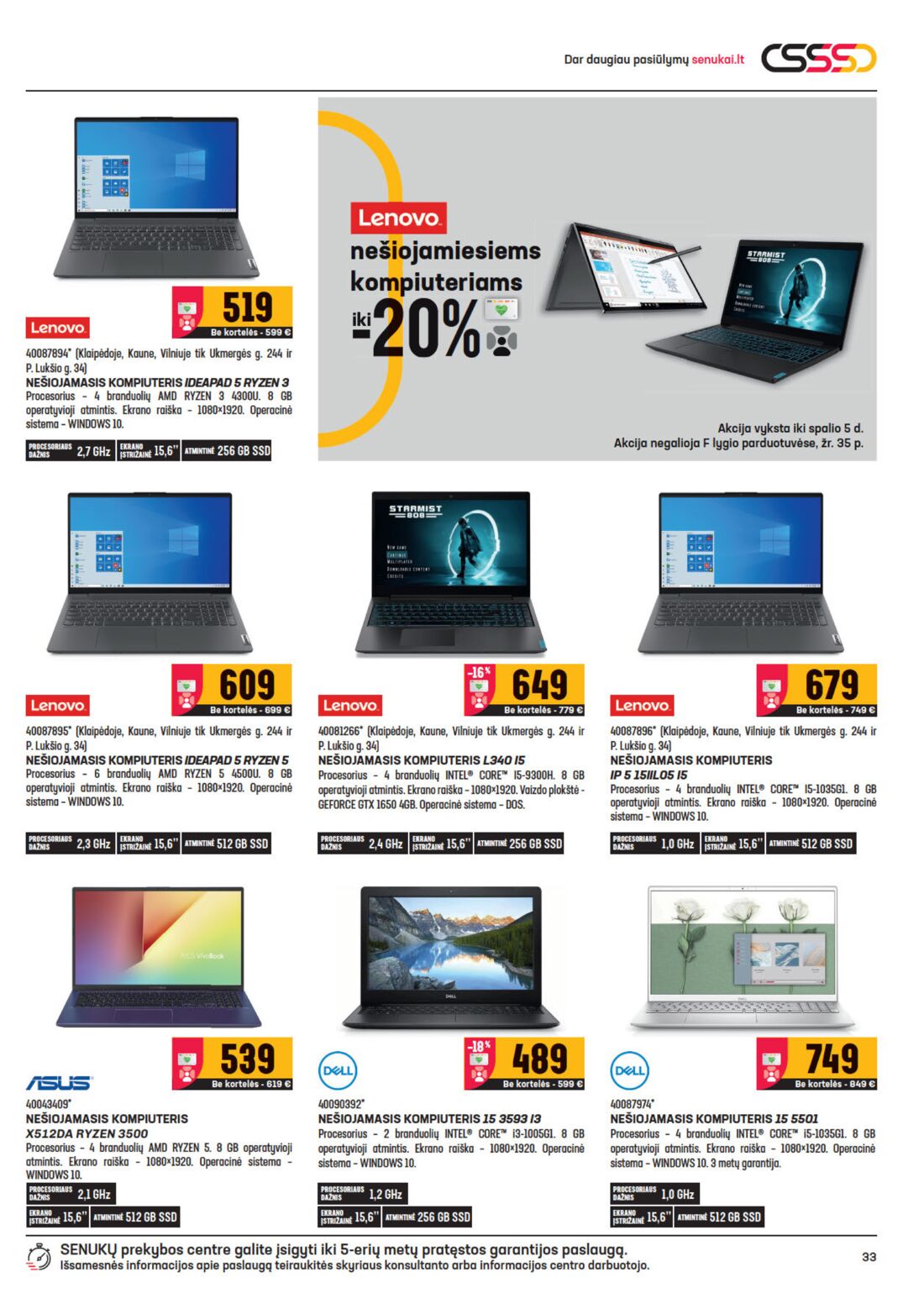 Senukai reklaminis leidinys akcijos nuo 
  2020-09-02 iki 
  2020-10-05 | Leidinukas.lt puslapis 33