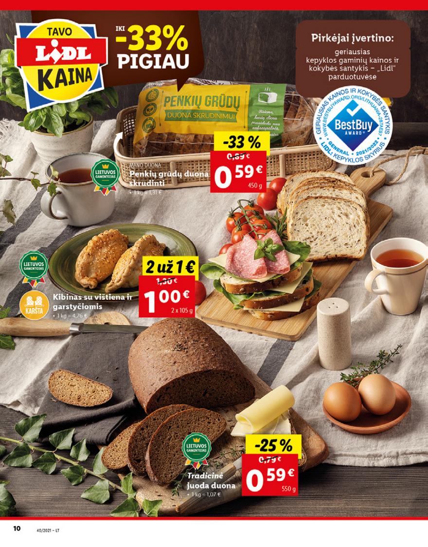 Lidl maisto prekių pasiūlymai akcijos nuo 
  2021-10-04 iki 
  2021-10-10 | Leidinukas.lt puslapis 10
