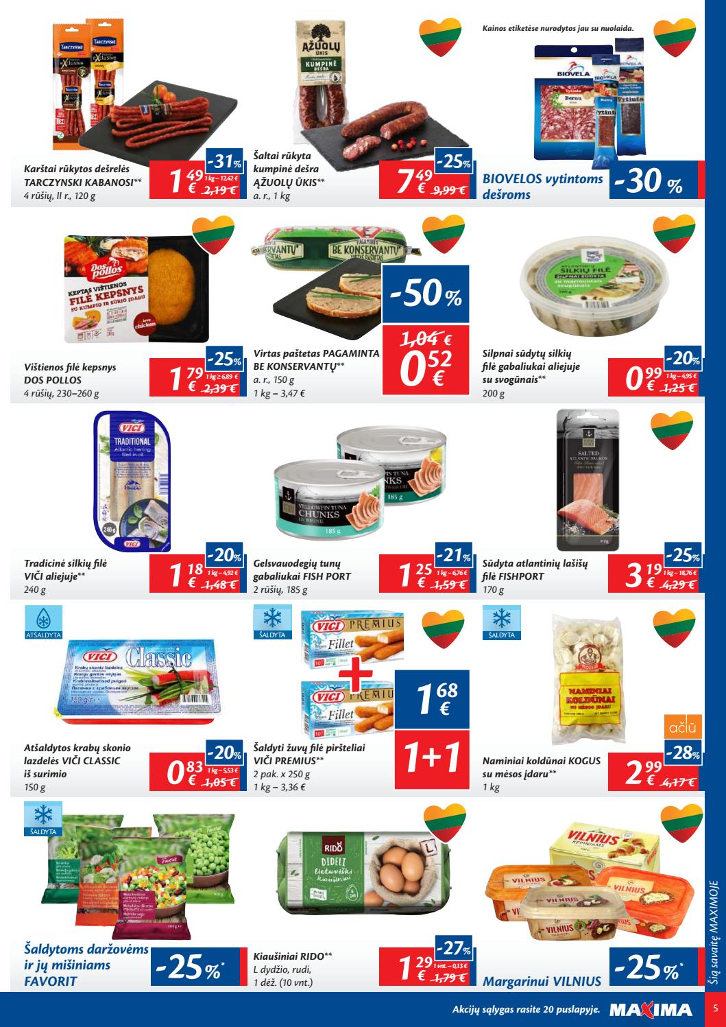 Maxima kaininis leidinys akcijos nuo 
  2019-06-25 iki 
  2019-07-01 | Leidinukas.lt puslapis 5
