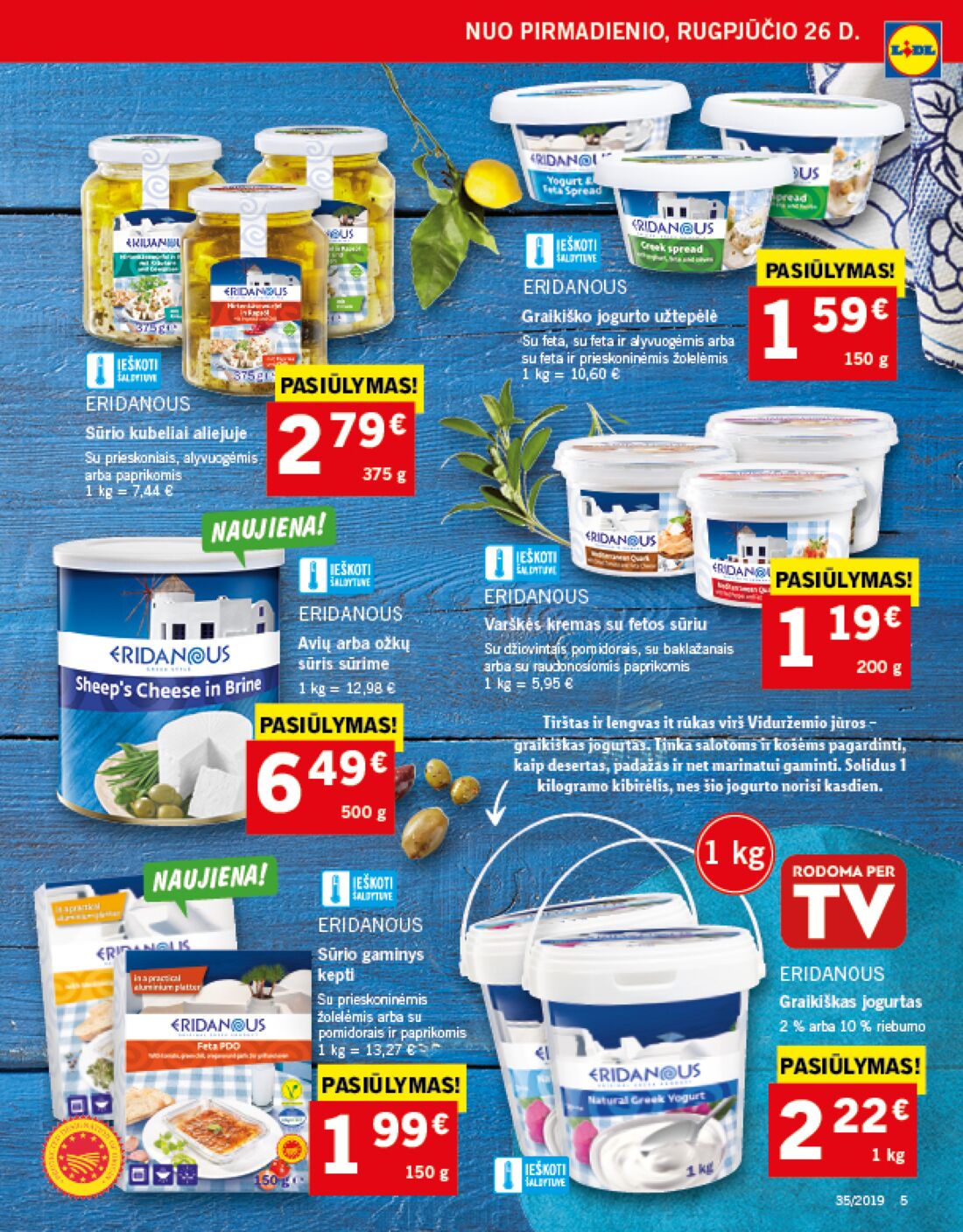 Lidl savaitinis leidinys akcijos nuo 
  2019-08-26 iki 
  2019-09-01 | Leidinukas.lt puslapis 5