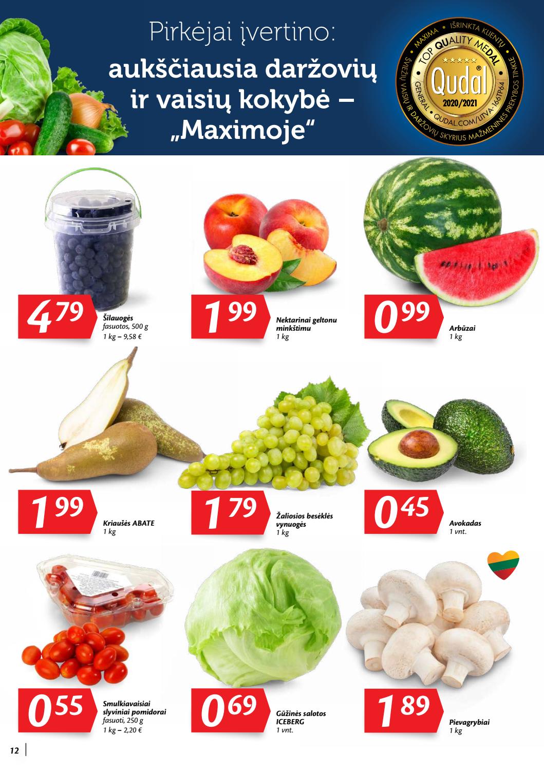 Maxima kaininis leidinys akcijos nuo 
  2020-05-19 iki 
  2020-05-25 | Leidinukas.lt puslapis 12