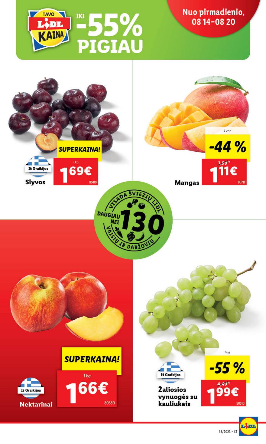 Lidl pasiūlymai akcijos nuo 
  2023-08-14 iki 
  2023-08-20 | Leidinukas.lt puslapis 14