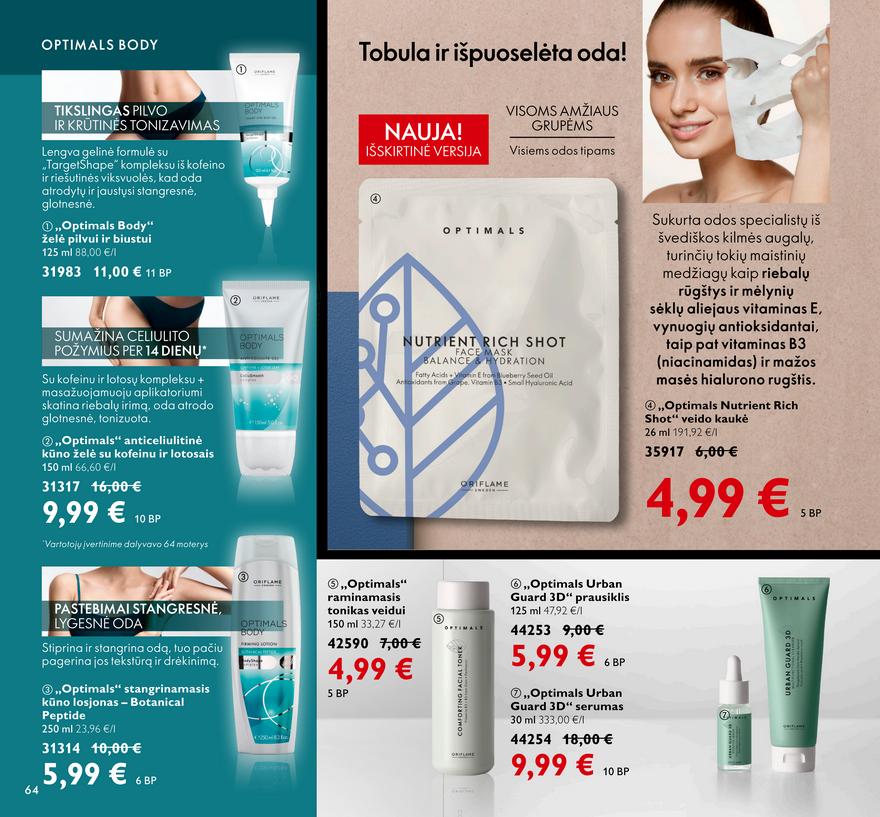 Oriflame katalogas akcijos nuo 
  2021-12-01 iki 
  2021-12-31 | Leidinukas.lt puslapis 64