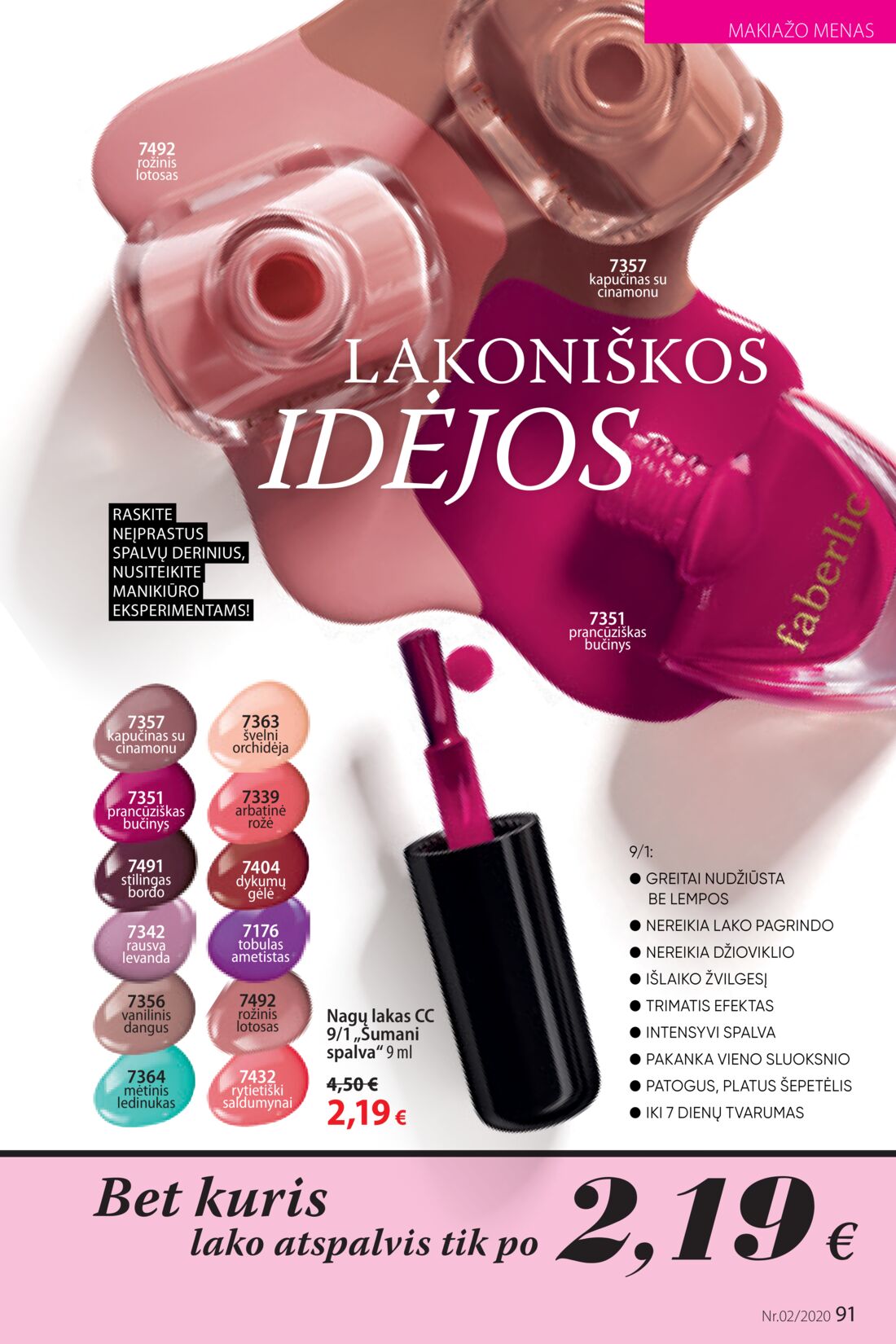 Faberlic leidinys akcijos nuo 
  2020-01-20 iki 
  2020-02-09 | Leidinukas.lt puslapis 91