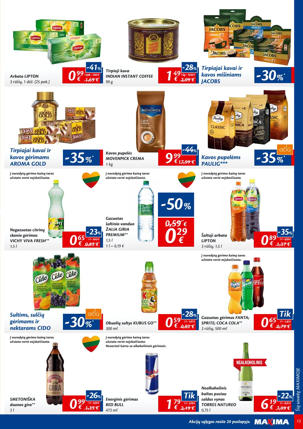 Maxima kaininis leidinys akcijos nuo 
  2019-07-30 iki 
  2019-08-05 | Leidinukas.lt puslapis 13