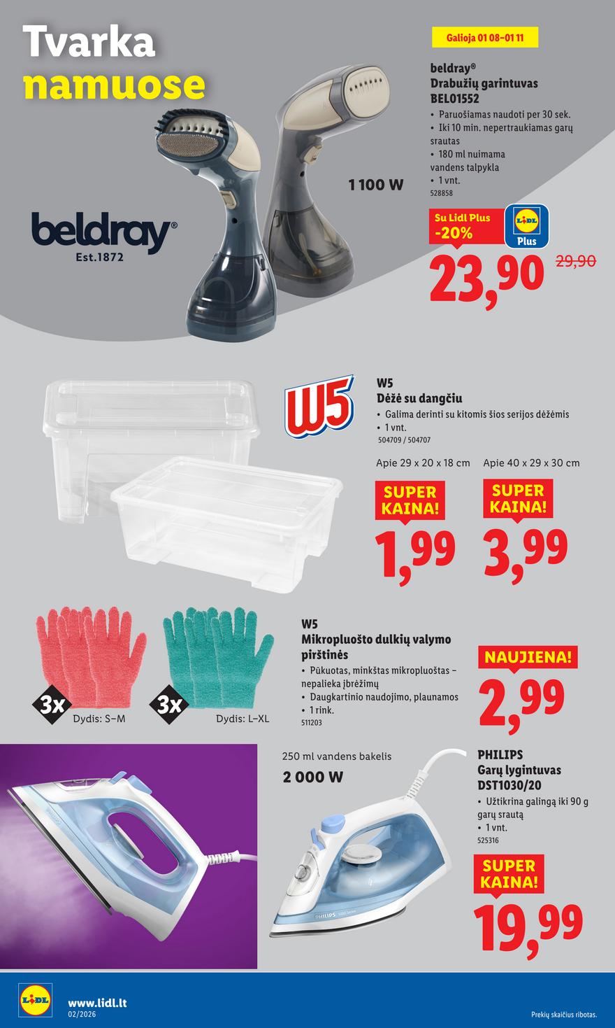 Lidl leidinys akcijos nuo 
  2026-01-05 iki 
  2026-01-11 | Leidinukas.lt puslapis 24