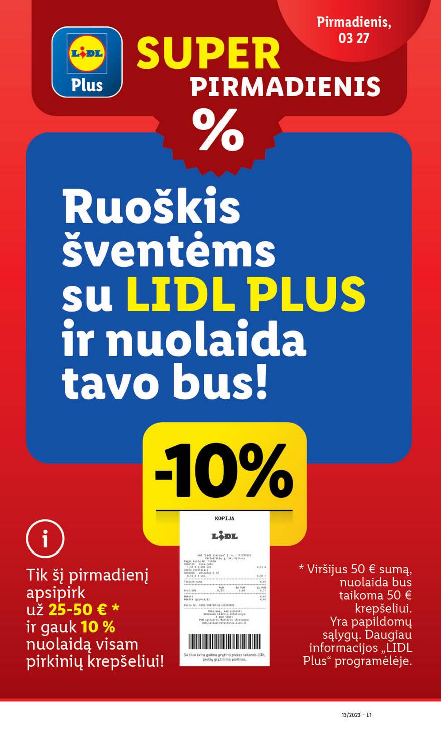 Lidl pasiūlymai akcijos nuo 
  2023-03-27 iki 
  2023-04-02 | Leidinukas.lt puslapis 6