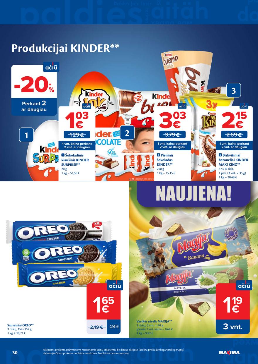 Maxima leidinys akcijos nuo 
  2026-05-05 iki 
  2026-05-11 | Leidinukas.lt puslapis 30
