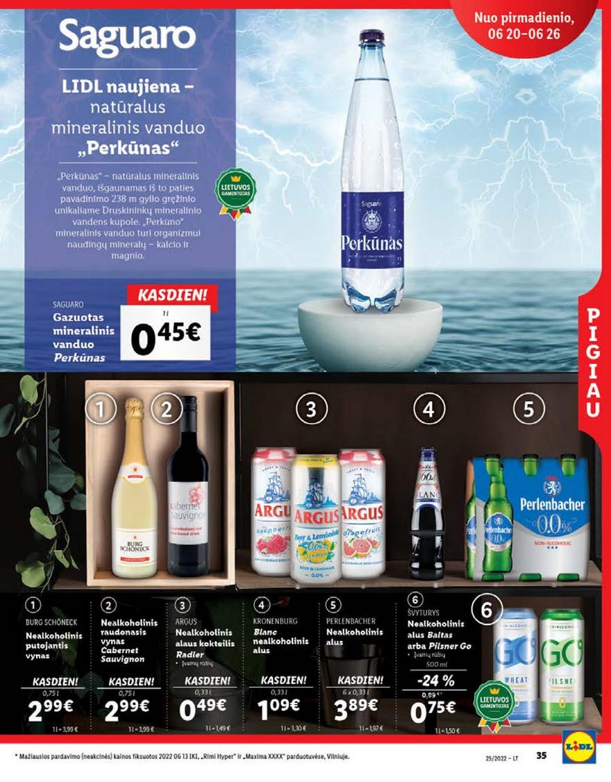 Lidl maisto prekių pasiūlymai akcijos nuo 
  2022-06-20 iki 
  2022-06-26 | Leidinukas.lt puslapis 35