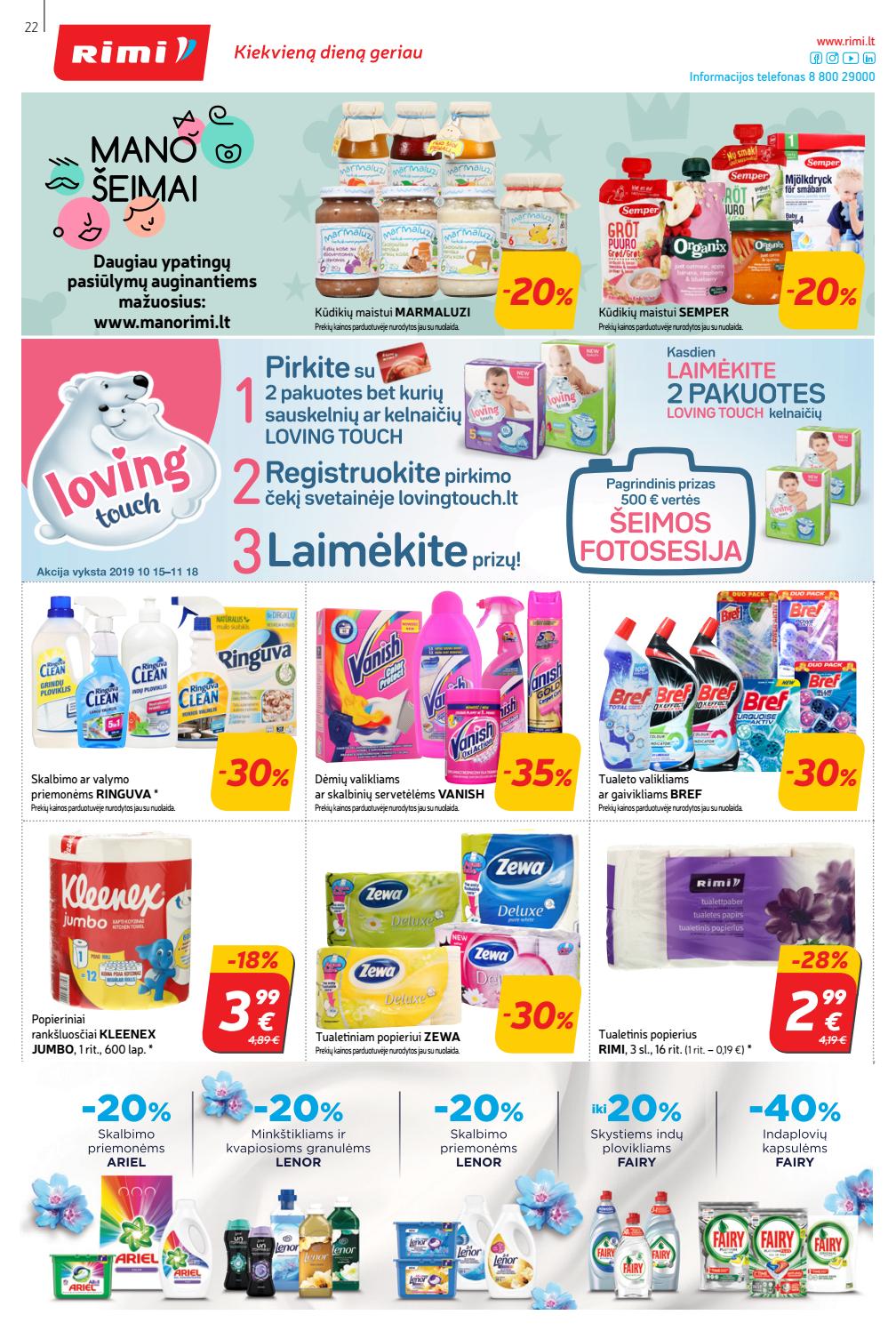 Rimi savaitinis leidinys akcijos nuo 
  2019-11-19 iki 
  2019-11-25 | Leidinukas.lt puslapis 22