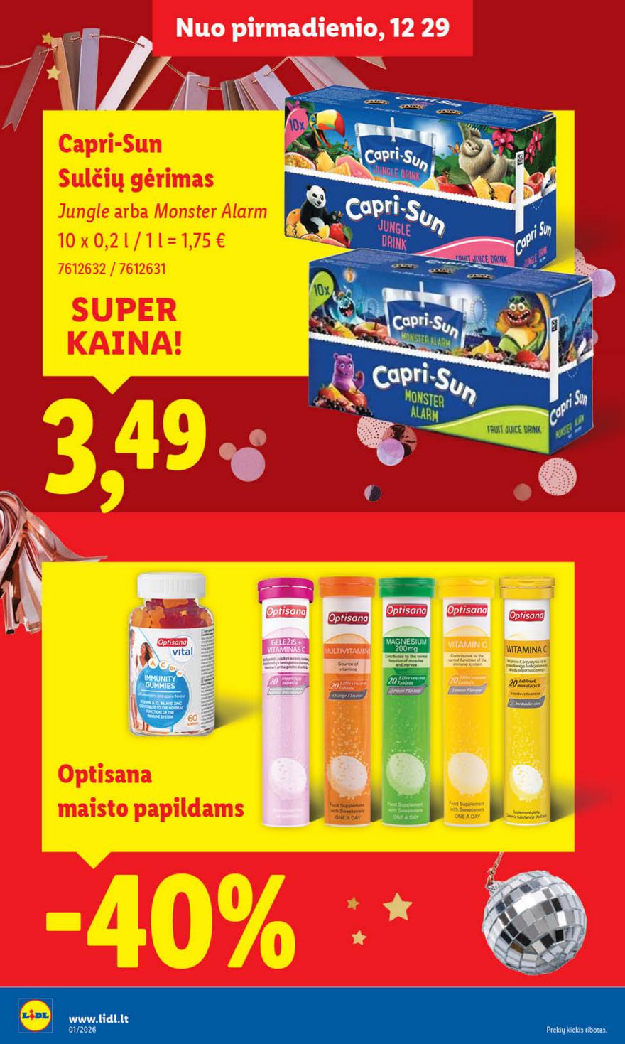 Lidl leidinys akcijos nuo 
  2025-12-29 iki 
  2026-01-04 | Leidinukas.lt puslapis 20