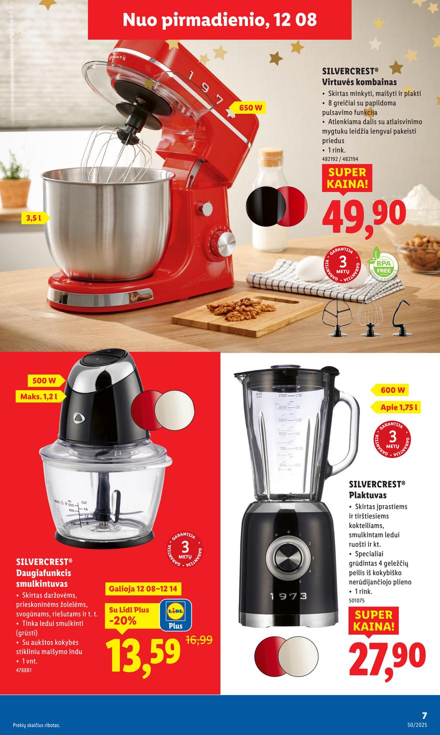 Lidl leidinys akcijos nuo 
  2025-12-08 iki 
  2025-12-14 | Leidinukas.lt puslapis 7
