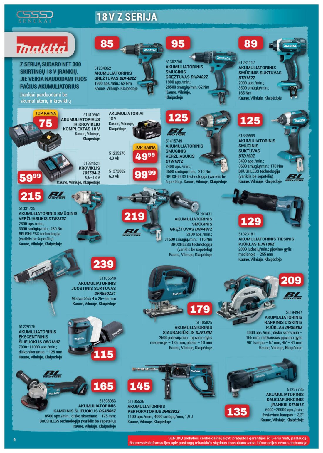Senukai reklaminis leidinys akcijos nuo 
  2019-09-12 iki 
  2019-09-28 | Leidinukas.lt puslapis 6