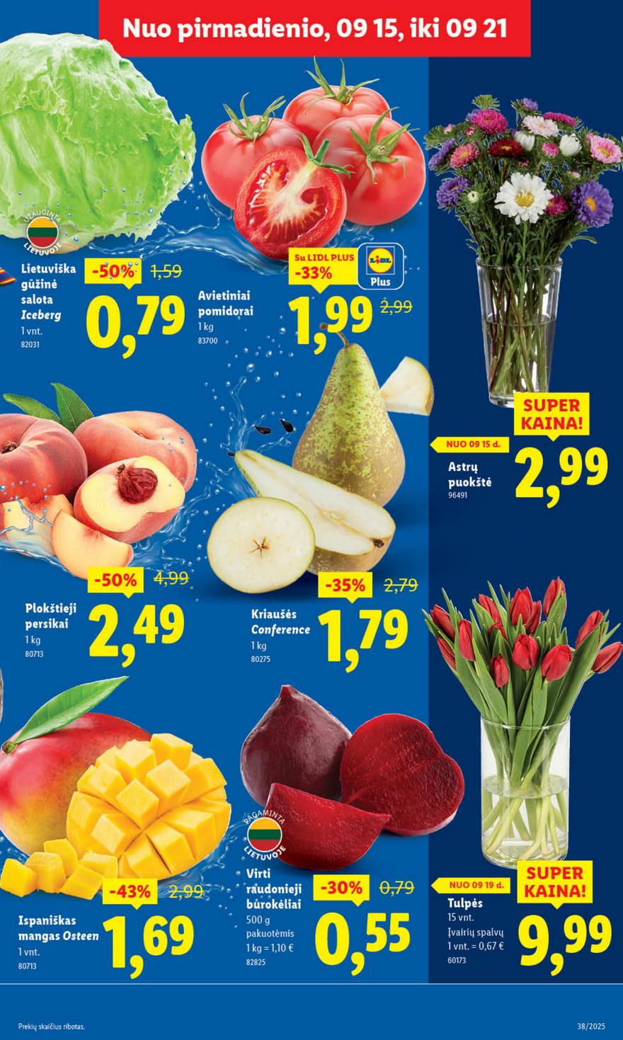 Lidl leidinys akcijos nuo 
  2025-09-15 iki 
  2025-09-21 | Leidinukas.lt puslapis 5