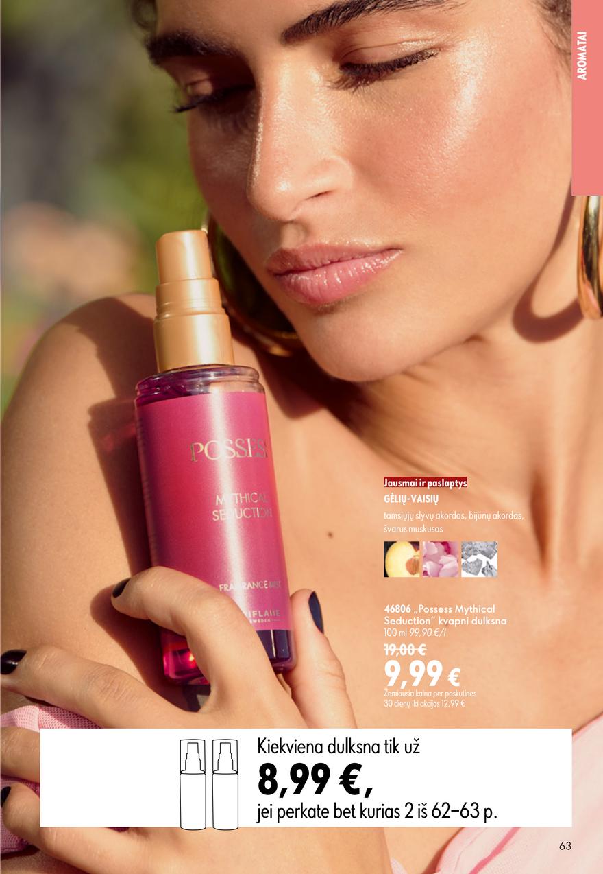 Oriflame katalogas akcijos nuo 
  2026-07-15 iki 
  2026-08-04 | Leidinukas.lt puslapis 63