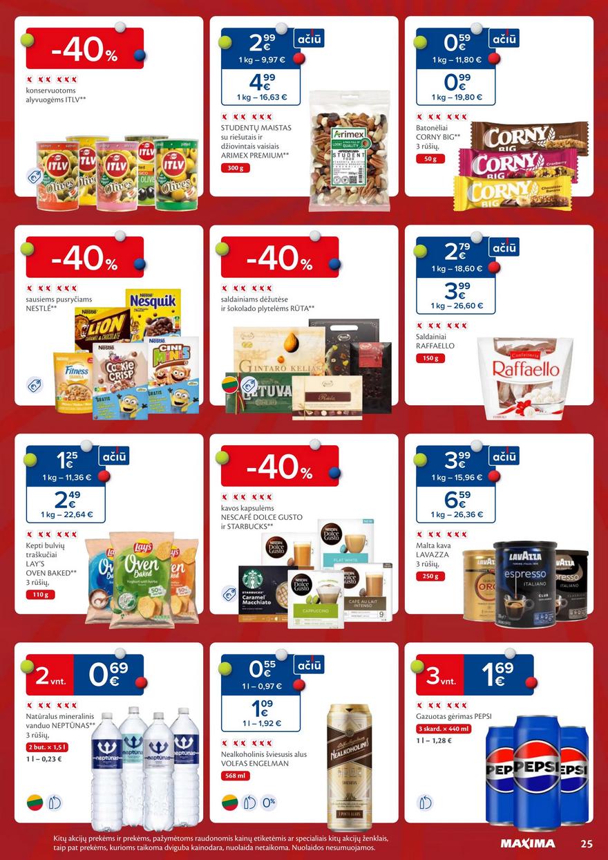 Maxima savaitinis leidinys 37 akcijos nuo
2024-09-10 iki
2024-09-16 | Leidinukas.lt puslapis 25