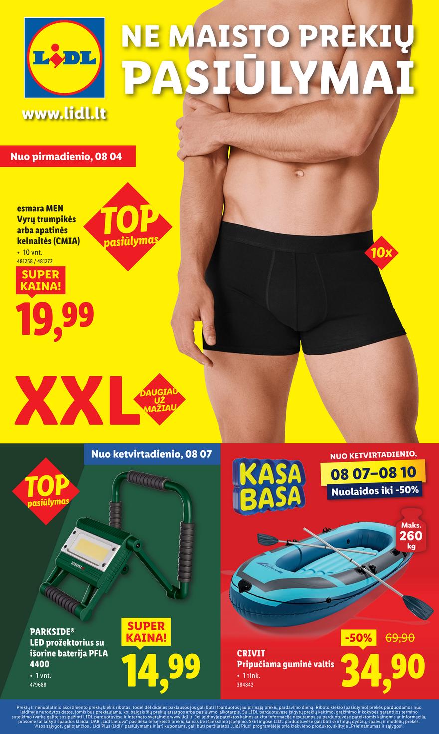Lidl ne maisto leidinys akcijos nuo 
  2025-08-04 iki 
  2025-08-10 | Leidinukas.lt puslapis 1