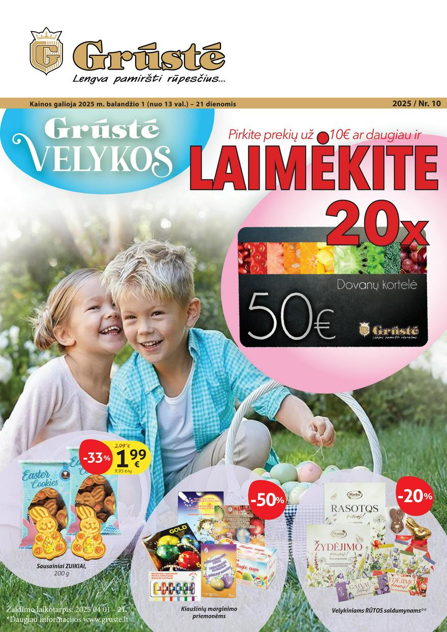 Grūstės leidinys akcijos nuo 
  2025-04-01 iki 
  2025-04-21 | Leidinukas.lt puslapis 1