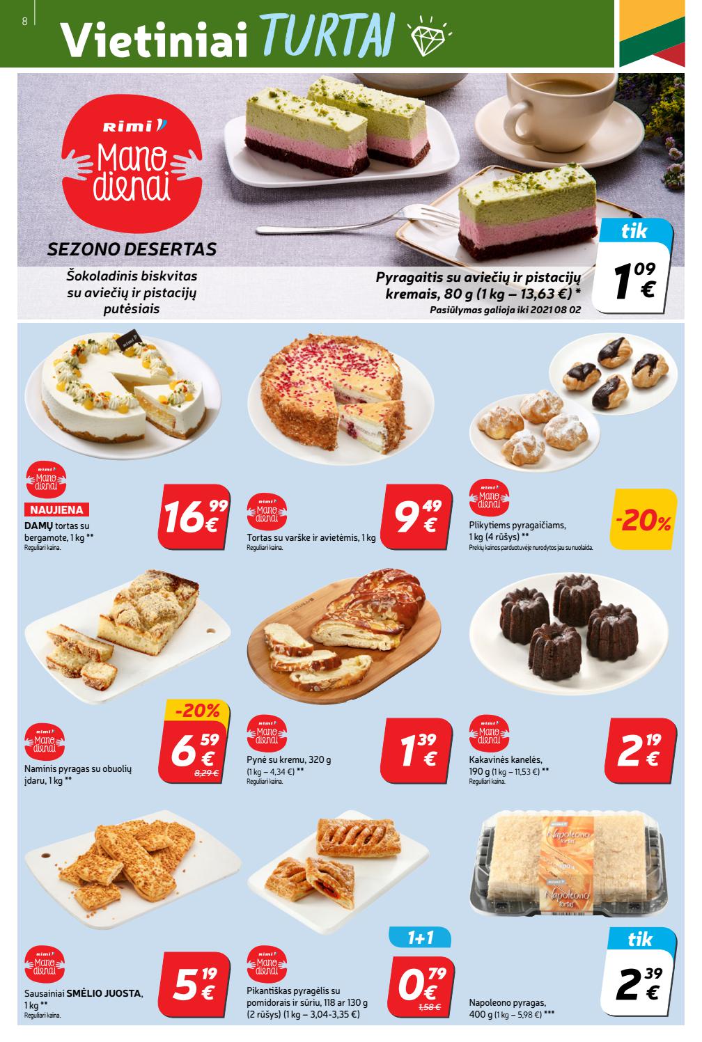Rimi savaitinis leidinys akcijos nuo 
  2021-07-13 iki 
  2021-07-19 | Leidinukas.lt puslapis 8