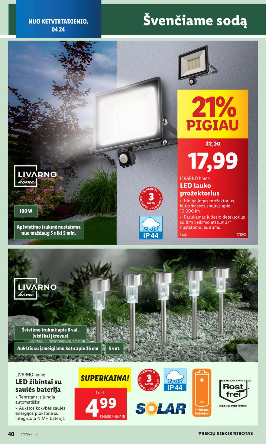 Lidl ne maisto leidinys akcijos nuo 
  2025-04-21 iki 
  2025-04-27 | Leidinukas.lt puslapis 40