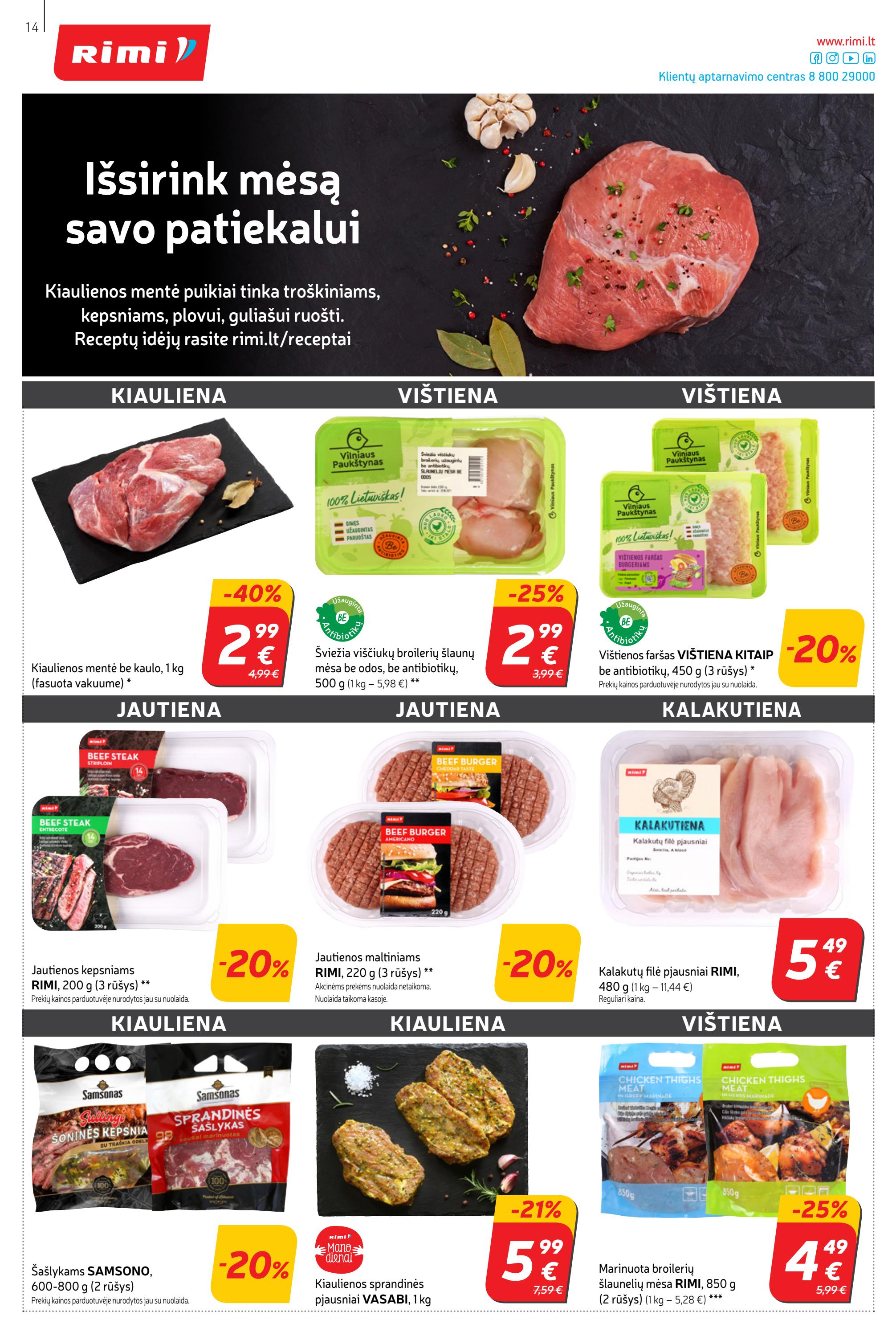 Rimi savaitinis leidinys akcijos nuo 
  2022-08-30 iki 
  2022-09-05 | Leidinukas.lt puslapis 14