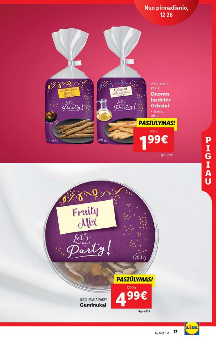 Lidl maisto prekių pasiūlymai akcijos nuo 
  2022-12-26 iki 
  2023-01-01 | Leidinukas.lt puslapis 17