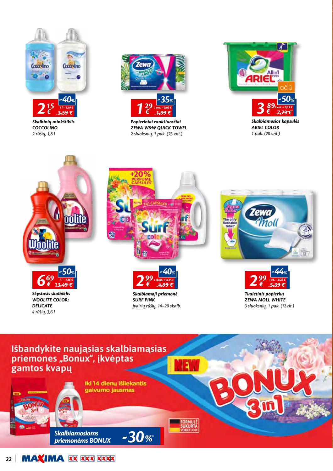 Maxima kaininis leidinys akcijos nuo 
  2019-08-01 iki 
  2019-08-14 | Leidinukas.lt puslapis 22