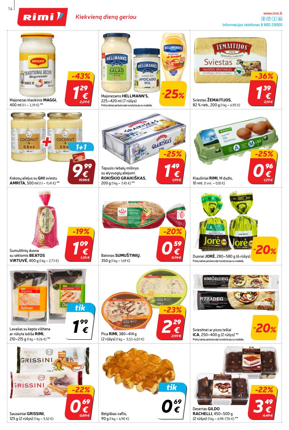 Rimi savaitinis leidinys akcijos nuo 
  2019-11-05 iki 
  2019-11-11 | Leidinukas.lt puslapis 14
