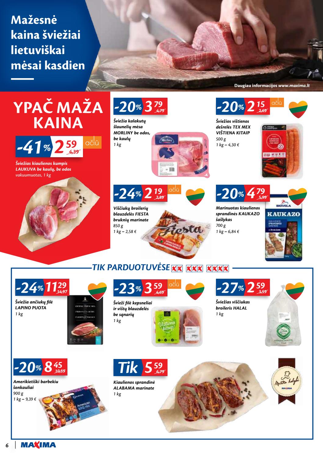 Maxima kaininis leidinys akcijos nuo 
  2020-08-25 iki 
  2020-08-31 | Leidinukas.lt puslapis 6