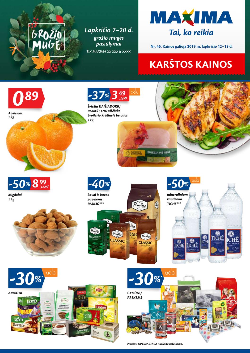 Maxima kaininis leidinys akcijos nuo 
  2019-11-12 iki 
  2019-11-18 | Leidinukas.lt puslapis 1