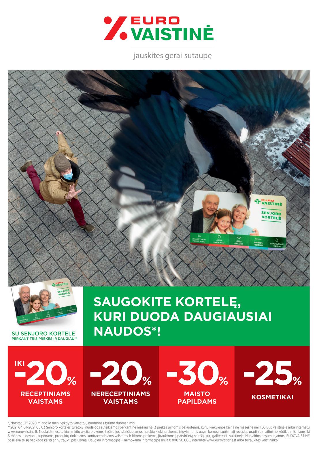 Euro vaistinė leidinys. akcijos nuo 
  2021-04-01 iki 
  2021-04-30 | Leidinukas.lt puslapis 40