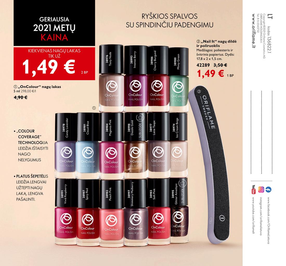 Oriflame leidinys. akcijos nuo 
  2021-04-01 iki 
  2021-04-30 | Leidinukas.lt puslapis 69
