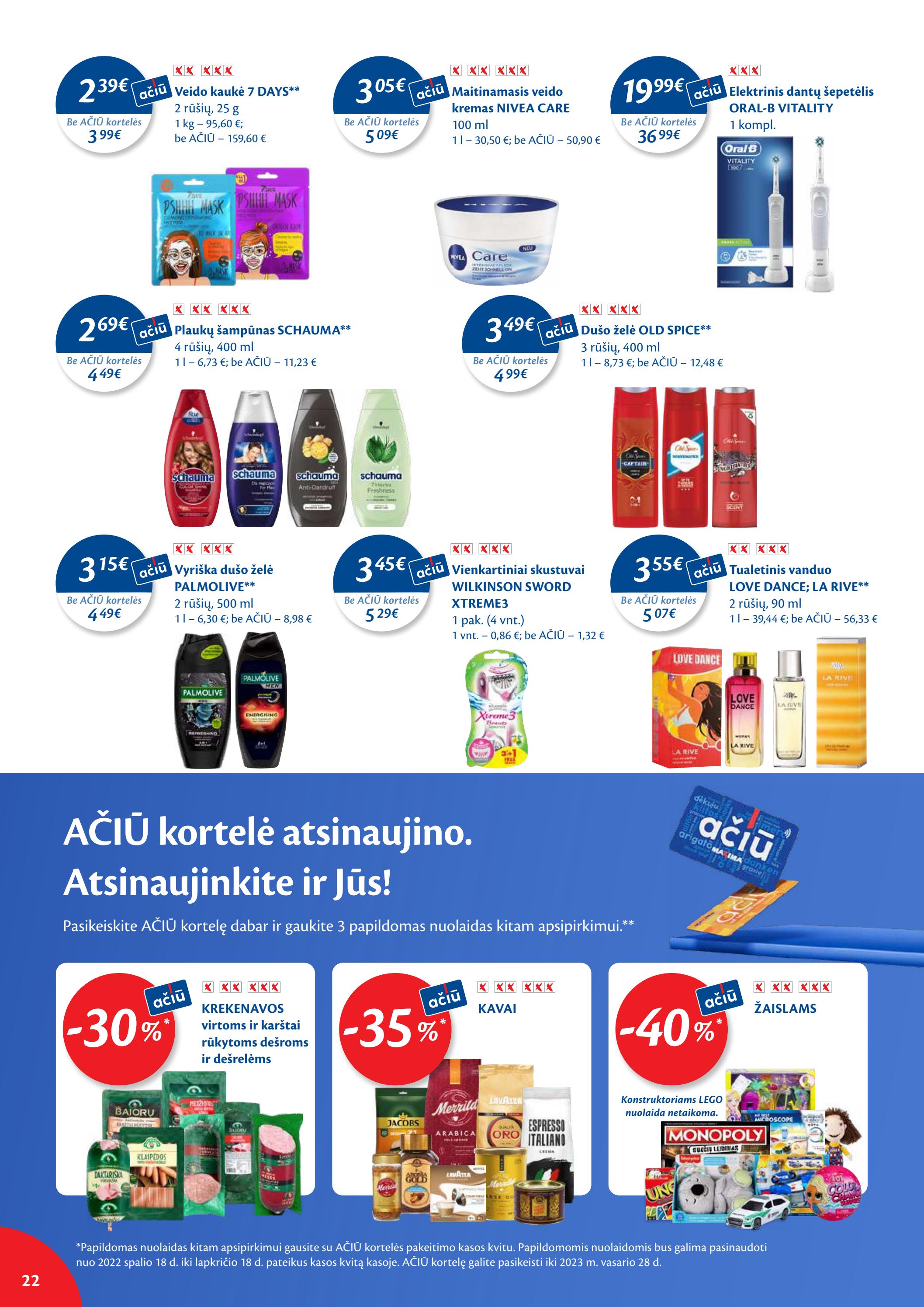 Maxima kaininis leidinys akcijos nuo
2022-10-25 iki
2022-10-31 | Leidinukas.lt puslapis 22