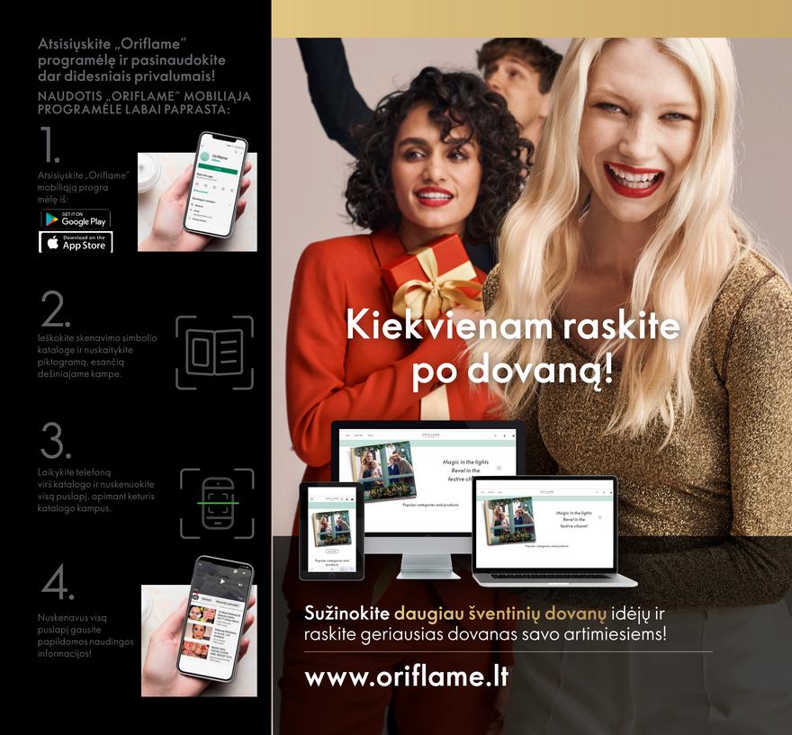 Oriflame katalogas akcijos nuo 
  2021-12-01 iki 
  2021-12-31 | Leidinukas.lt puslapis 128