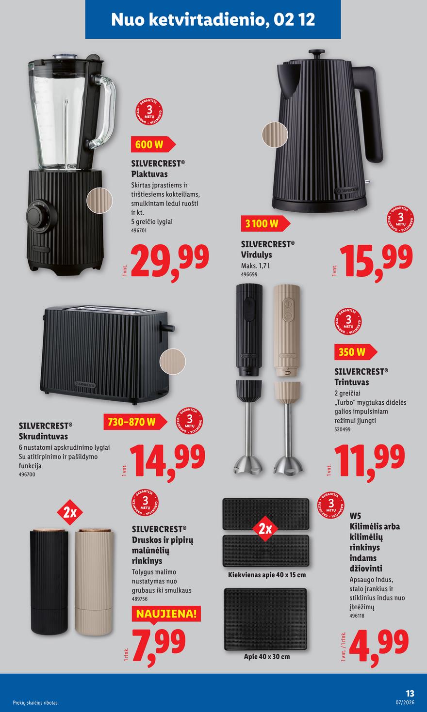 Lidl leidinys naujas akcijos nuo 
  2026-02-09 iki 
  2026-02-15 | Leidinukas.lt puslapis 13
